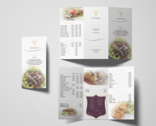 Mockup kebab deluxe depliant ephotographisme